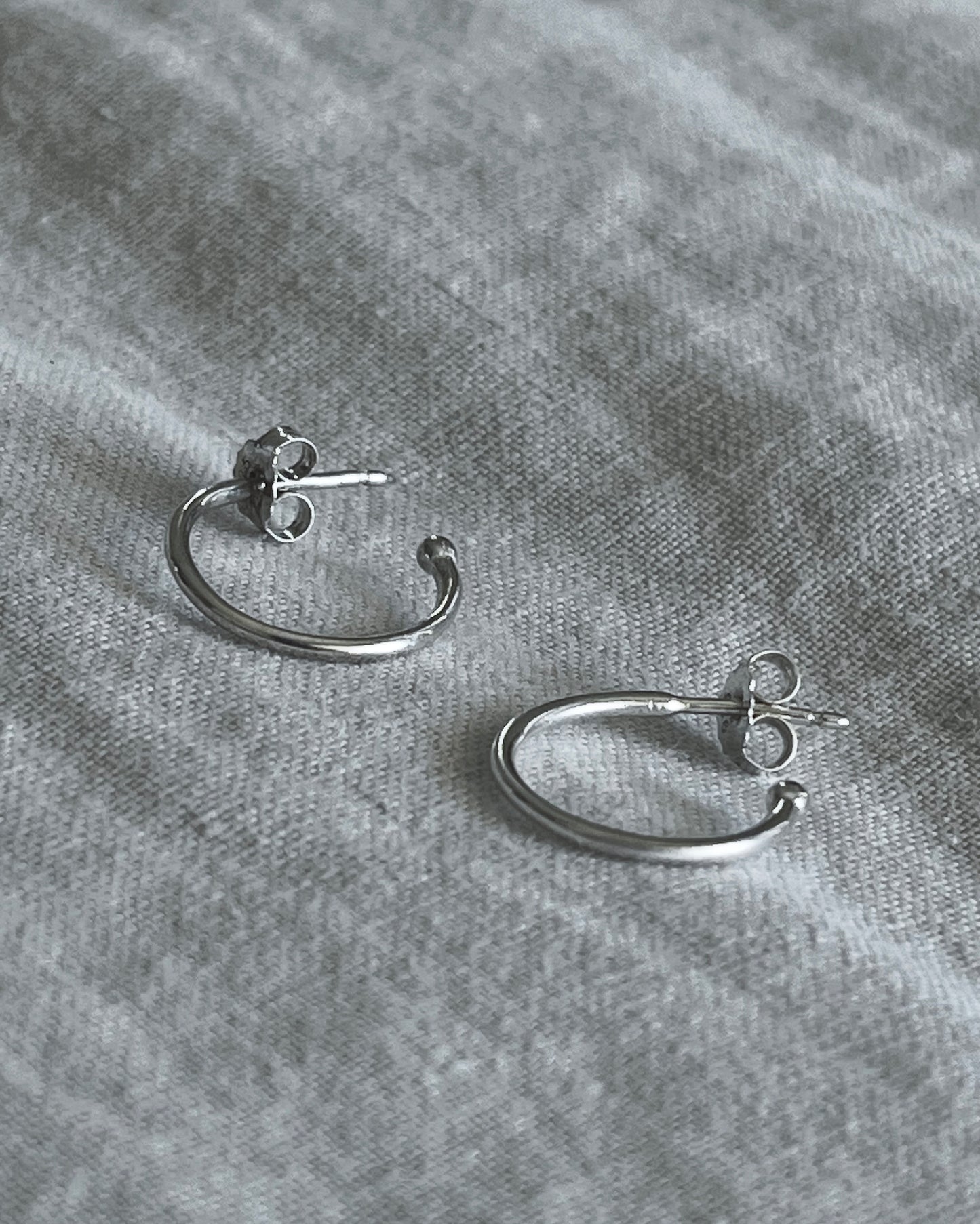Silver Hoop Earrings