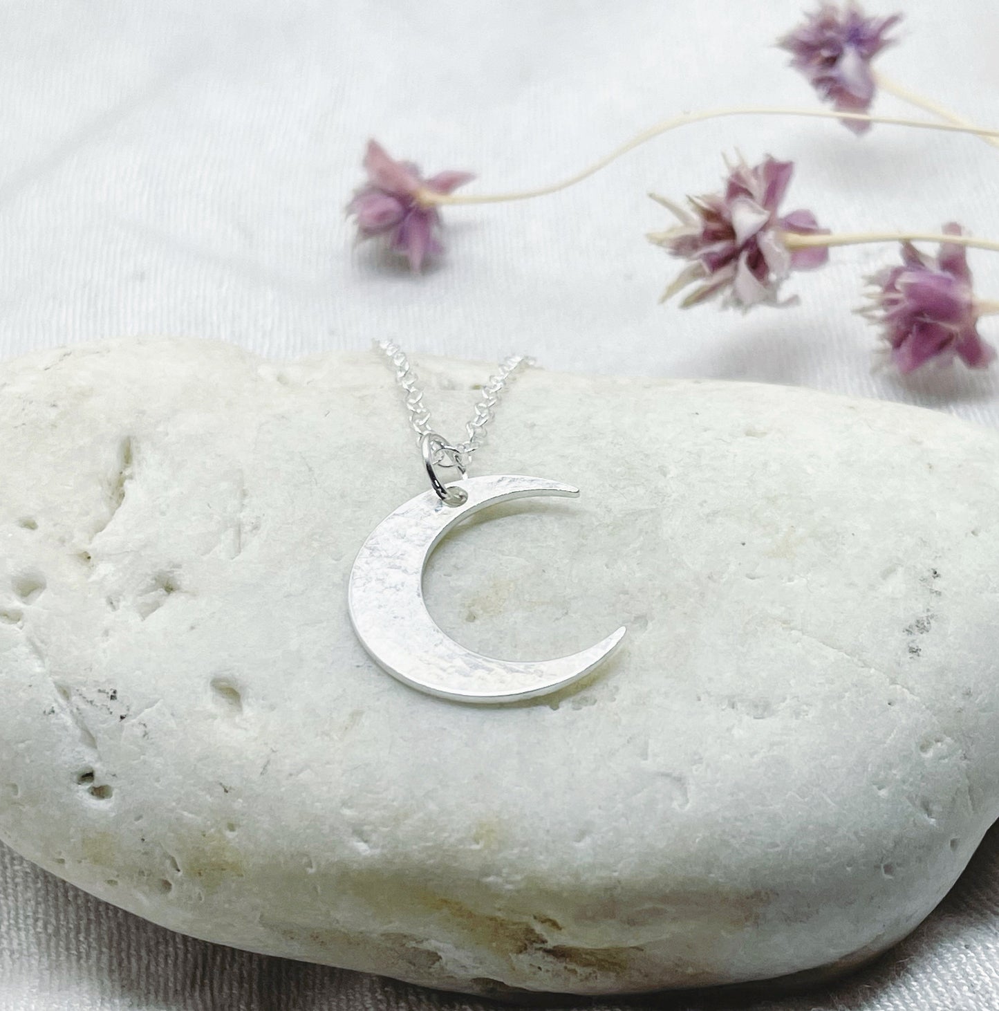 Silver Moon Necklace