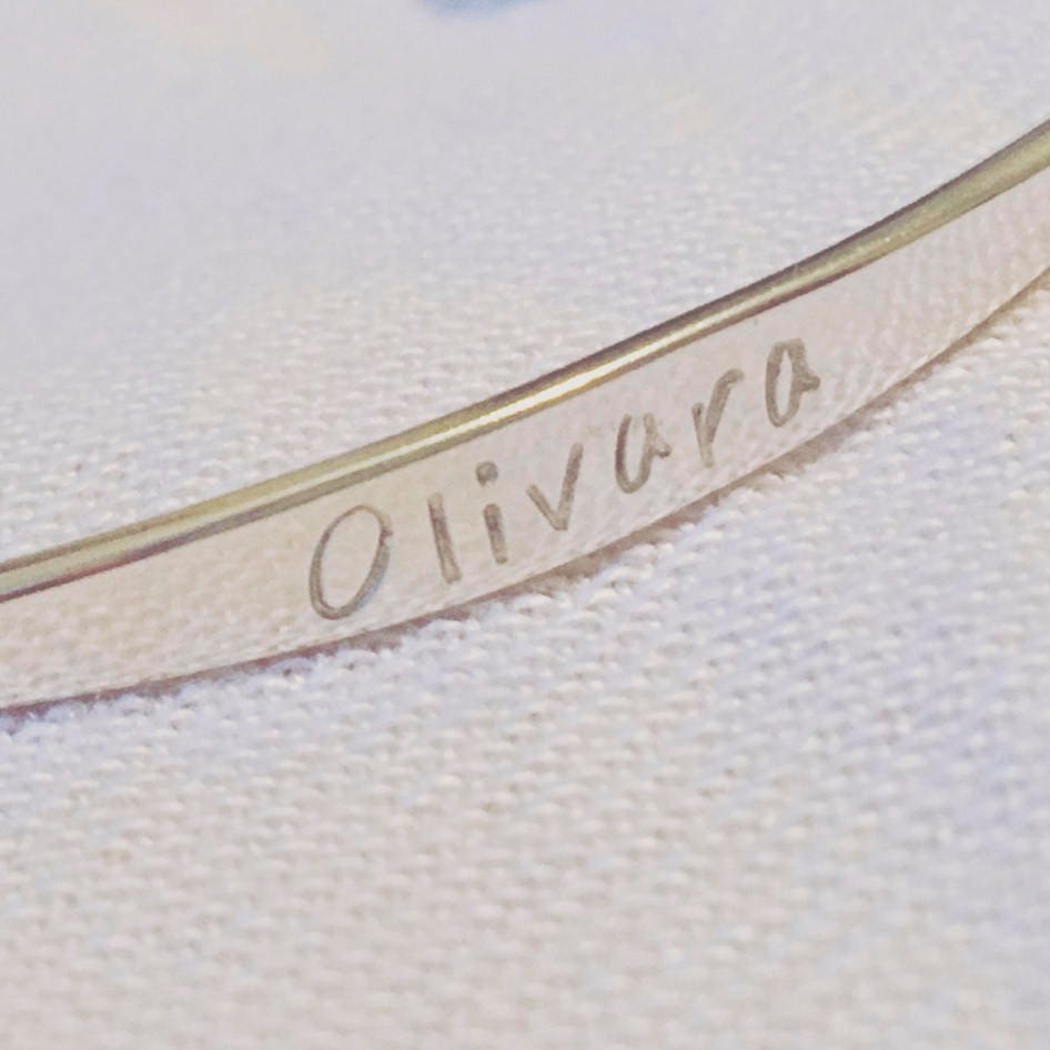 Personalised Childs Torque Bracelet