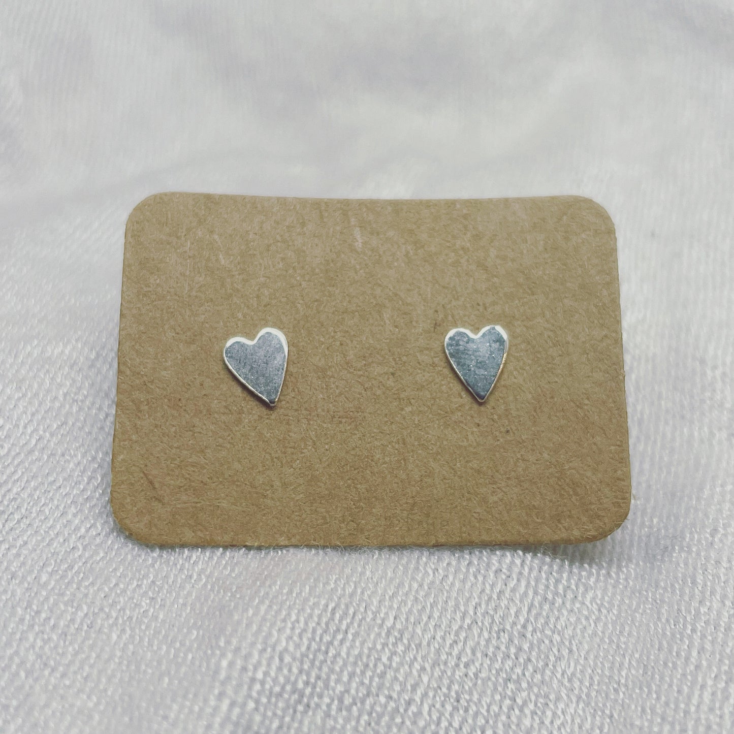 Silver Heart Earrings