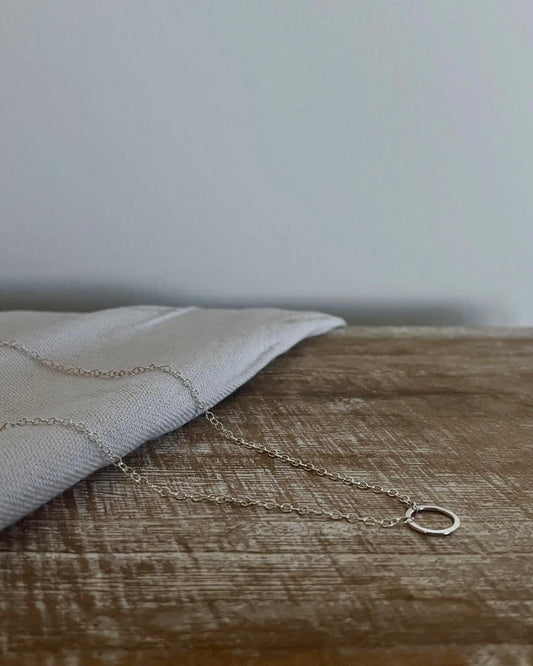 Silver Loop Necklace
