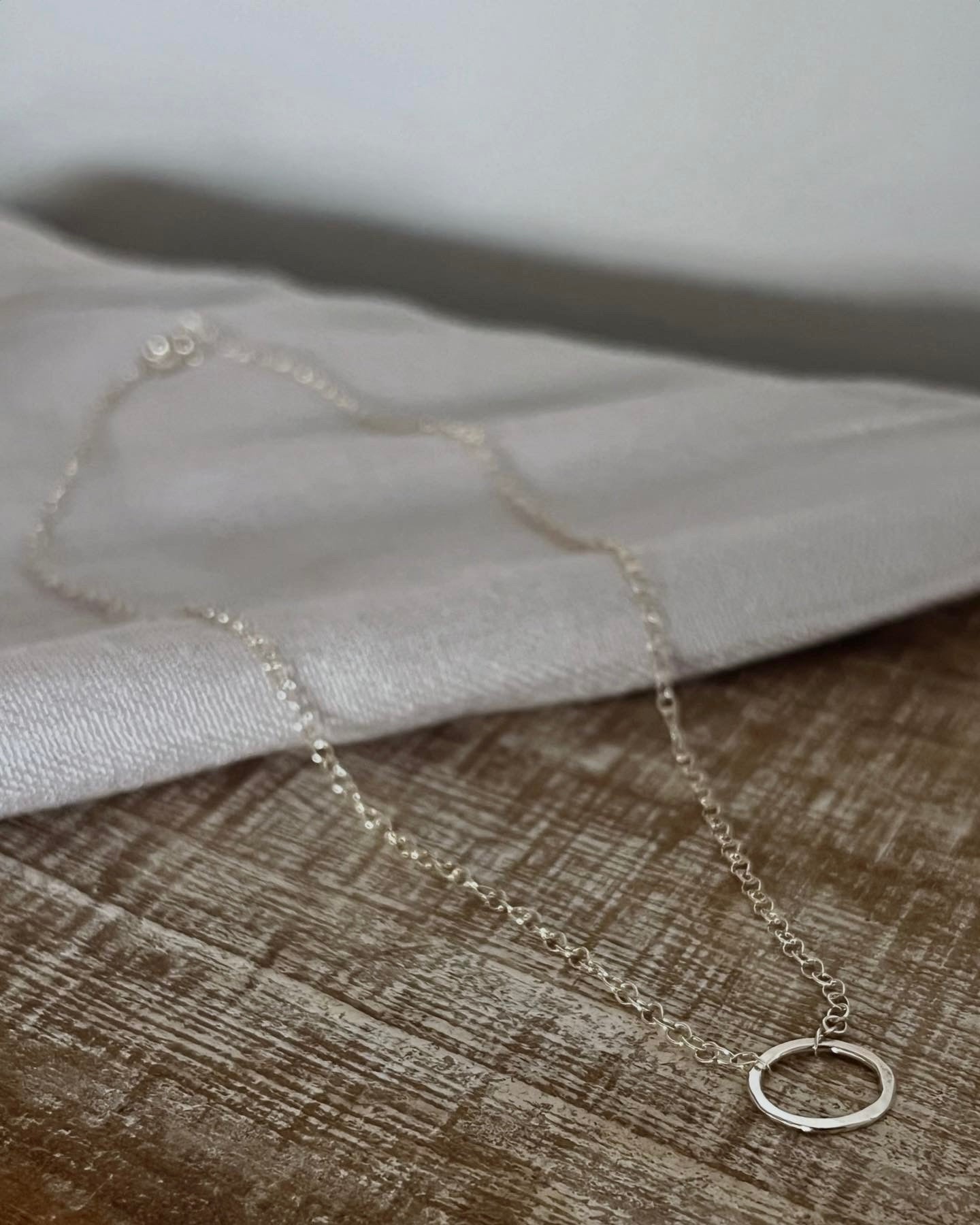 Silver Loop Necklace