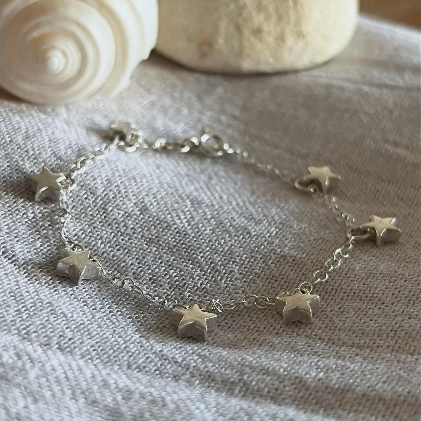 Silver Stars Bracelet