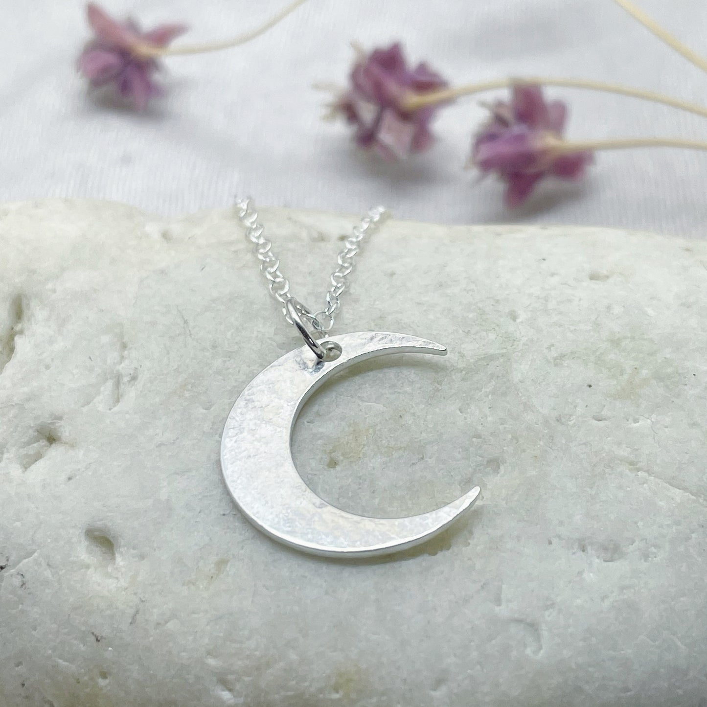 Silver Moon Necklace