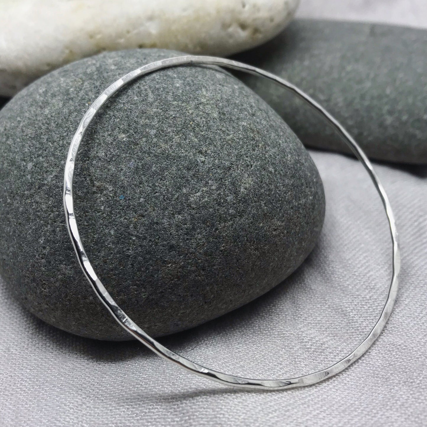 Sterling Silver Slim Bangle