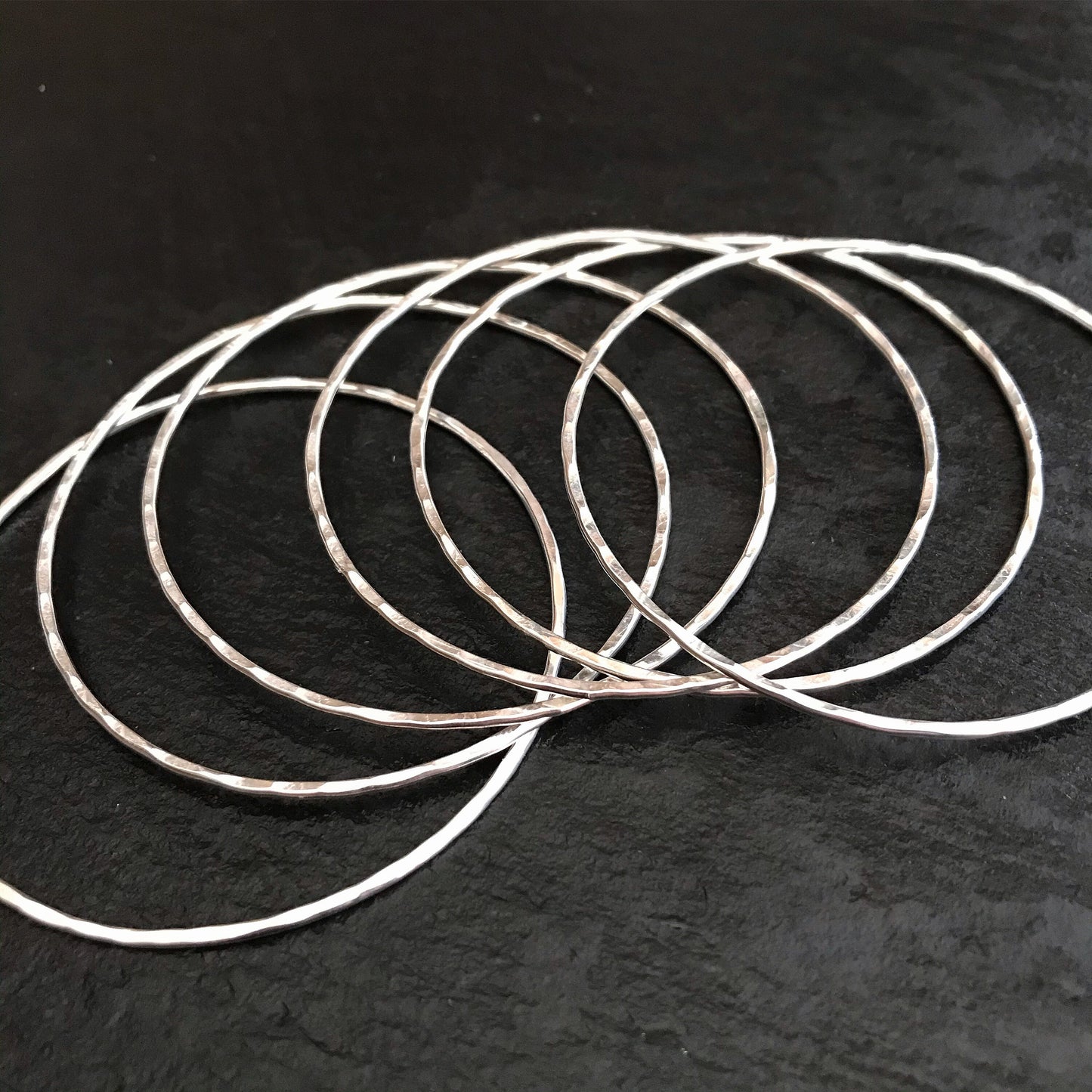 Sterling Silver Slim Bangle