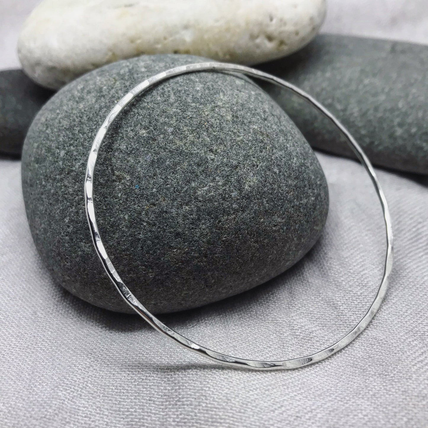 Sterling Silver Slim Bangle