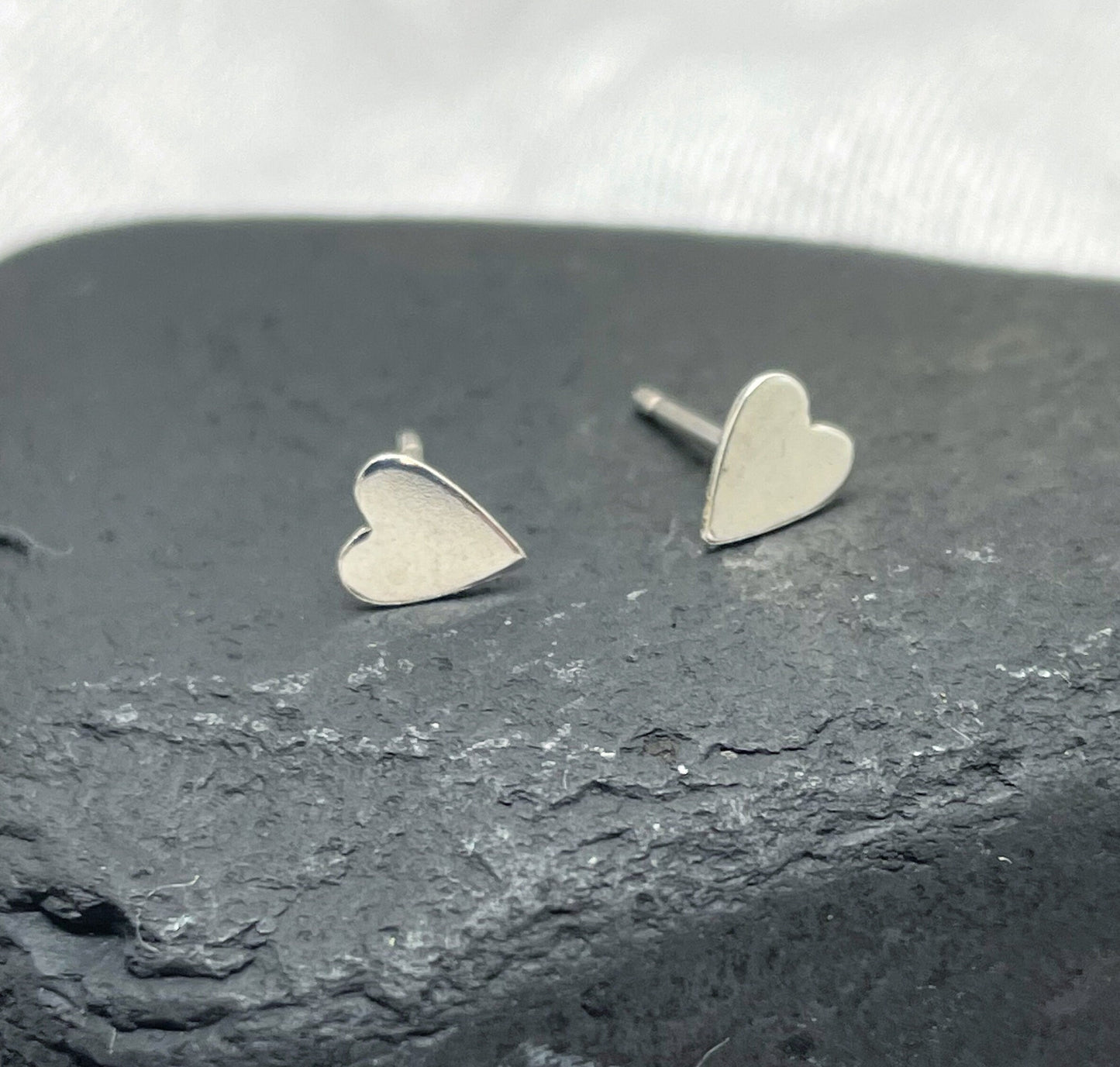 Silver Heart Earrings