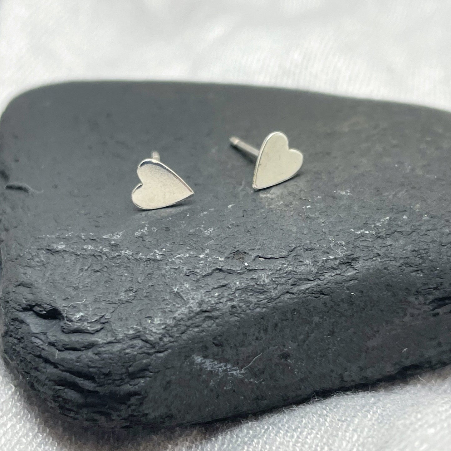 Silver Heart Earrings