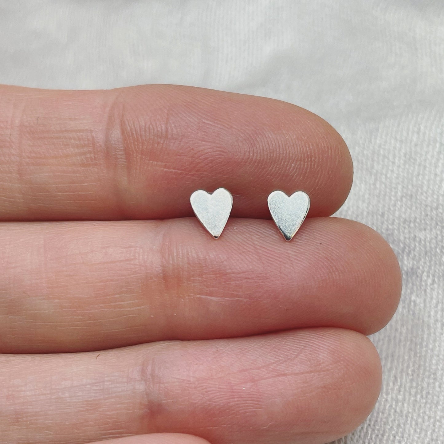 Silver Heart Earrings